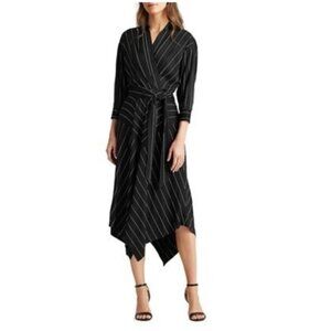 LAUREN Ralph Lauren Collared Surplice Dress